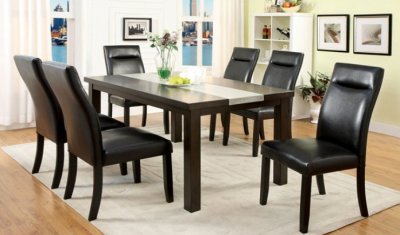 Leonard I CM3416T Dining Table in Dark Walnut w/Optional Chairs