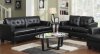 G673 Sofa & Loveseat in Black Bonded Leather by Glory Furniture