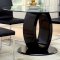 Lodia Dining Room CM3825RT 5Pc Set in Black Lacquer