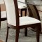 Manhattan Dining Room CM3710OT 7Pc Set in Dark Cherry & White