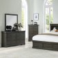 Louis Philippe III Bedroom 24930Q in Dark Gray by Acme w/Options