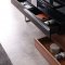 Hudson TV Stand in Walnut & Black by J&M Furniture