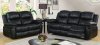 Listowel Motion Sofa CM6992BK in Black Leather Match w/Options