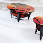 Artistic Coffee Table With Round Top