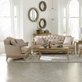 Ashden Sofa 8313 in Neutral Tone Fabric by Homelegance