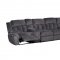 Mccobb Motion Sectional Sofa in Charcoal Fabric by Klaussner