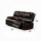 Zuriel Motion Sofa LV52280 in Brown PU by Acme w/Options