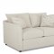 Atlanta Sofa in Pearl Fabric by Klaussner w/Options