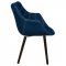 Milburn Set of 2 Accent Chairs MA23DBU in Dark Blue - LeisureMod