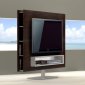 Porto Premium Swivel TV Unit in Wenge by J&M