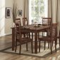 Brown Espresso Finish Modern Dining Table w/Optional Side Chairs