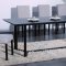 Torii Dining Table in Black by Beverly Hills w/Optional Chairs