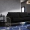 Mila Sofa 678 in Black Velvet Fabric by Meridian w/Options