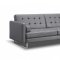 Giovanni Sofa Bed in White Faux Leather by Whiteline