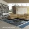 Eden Sectional Sofa in Honey Premium Leather by J&M w/Options