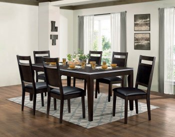 Pasco 5401-78 Dining Table in Espresso by Homelegance w/Options [HEDS-5401-78 Pasco]