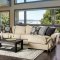 Cate Sectional Sofa SM1114 in Beige Fabric w/Options