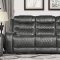 Putnam Recliner Sofa 9405GY in Gray by Homelegance w/Options