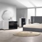 Matissee Bedroom in Charcoal by J&M w/Optional Turin Casegoods