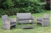 P50222 Outdoor Patio 4Pc Lounge Set by Poundex w/Options