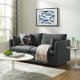 Activate Sofa in Gray Fabric by Modway