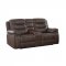 Flamenco Power Motion Sofa 610201P in Brown by Coaster