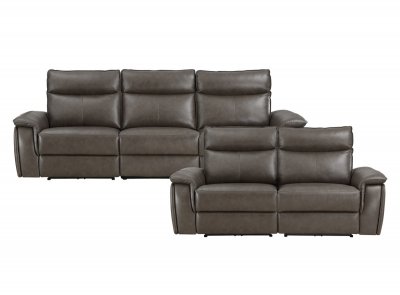 Maroni Power Reclining Sofa & Loveseat Set 8259DB by Homelegance