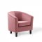 Prospect Accent Chair Set of 2 in Dusty Rose Velvet by Modway