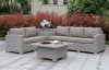 Bushnell Outdoor Patio Sectional CM-OS1840GY-Set2 in Gray