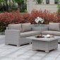 Bushnell Outdoor Patio Sectional CM-OS1840GY-Set2 in Gray