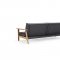 Splitback Sofa Bed in Black w/Frej Arms by Innovation w/Options