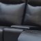 Carly 628 Motion Sofa in Black Leather Air w/Optional Items