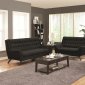 Natalia Sofa in Black Fabric 503774 by Coaster w/Options