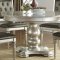 F2429 Dining Set 5Pc in Silver Finish by Boss w/ F1705 Chairs