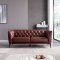 S295 Sofa in Brown Leather by Beverly Hills w/Options