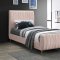 Zara Bed in Pink Velvet by Meridian w/Options