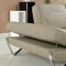 Bianca Sectional Sofa in Beige Leather by At Home USA