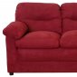 6300 Lisa Sofa & Loveseat Set in Bulldozer Burgundy by Chelsea