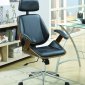 800734 Office Chair in Black Leatherette by Coaster