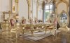 Bernadette Dining Table DN01470 in Gold by Acme w/Options