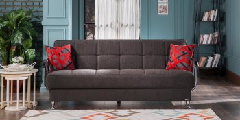 Betsy Marek Black Sofa Bed in Fabric by Istikbal [IKSB-Betsy Marek Black]