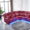 FD413 Power Motion Sectional Sofa in Red PU Leather by FDF