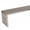 Gridiron EEI-570-SLV Stainless Steel Bench by Modway w/Options