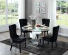 Haven Dining Table 726 w/Glass Top & Optional 740 Nikki Chairs