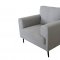 Kyrene Sofa & Loveseat Set 56925 in Light Gray Fabric by Acme