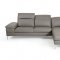 Carnation Sectional Sofa 1872 in Grey Eco-Leather by VIG