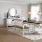 Simpson Dining Table 105181 in Vintage White - Coaster w/Options