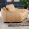 8266 Sofa in Beige Leather by ESF w/Optional Loveseat & Chair