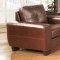 G200 Sofa & Loveseat in Brown Bonded Leather by Glory w/Options