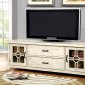 Ridley CM5230-TV Console in Antique Style White w/Optional Size